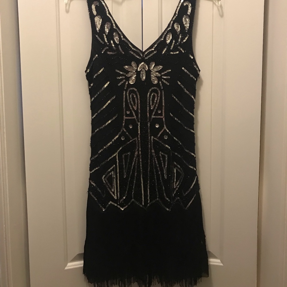 Sequined Flapper Dress